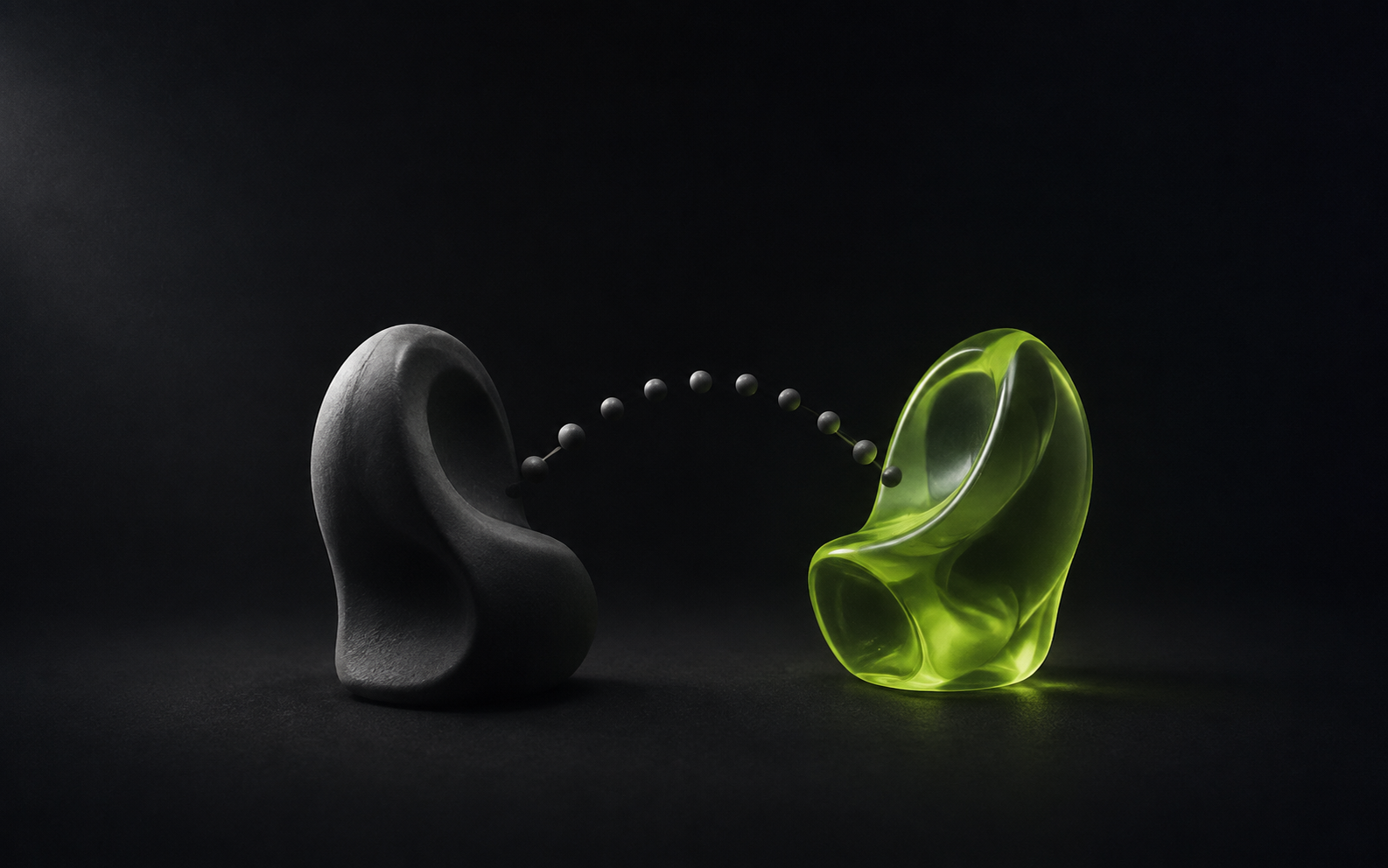 Abstract representation of an automated conversation answering a lead instantly, at any hour